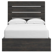 Delmorta Full Panel Bed with Storage