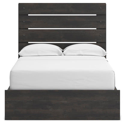 Delmorta Full Panel Bed with Storage