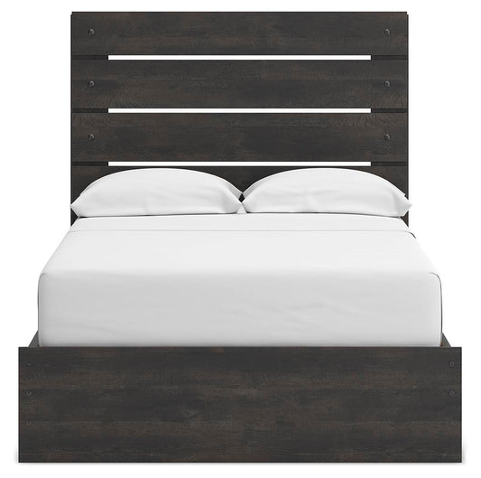 Delmorta Full Panel Bed with Storage