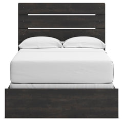 Hollivern Full Panel Bed, Dresser and Mirror