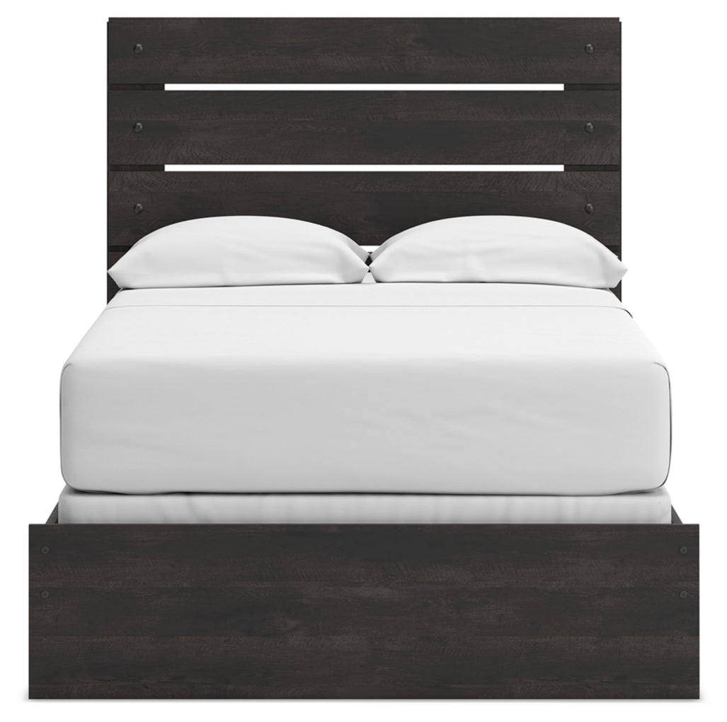 Hollivern Full Panel Bed, Dresser and Mirror