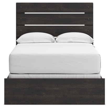 Hollivern Full Panel Bed, Dresser and Mirror