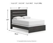 Delmorta Queen Panel Bed
