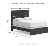 Delmorta Queen Panel Bed