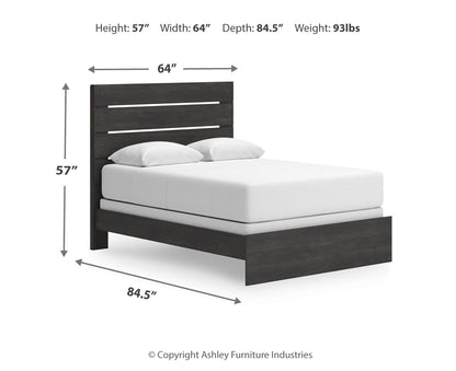 Delmorta Queen Panel Bed