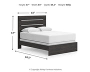 Delmorta Queen Panel Bed