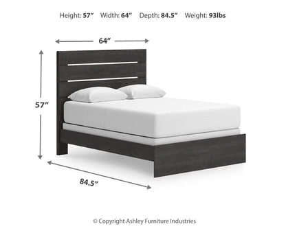Delmorta Queen Panel Bed