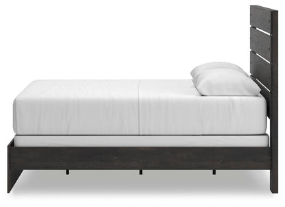Hollivern Queen Panel Bed, Dresser, Mirror and Nightstand