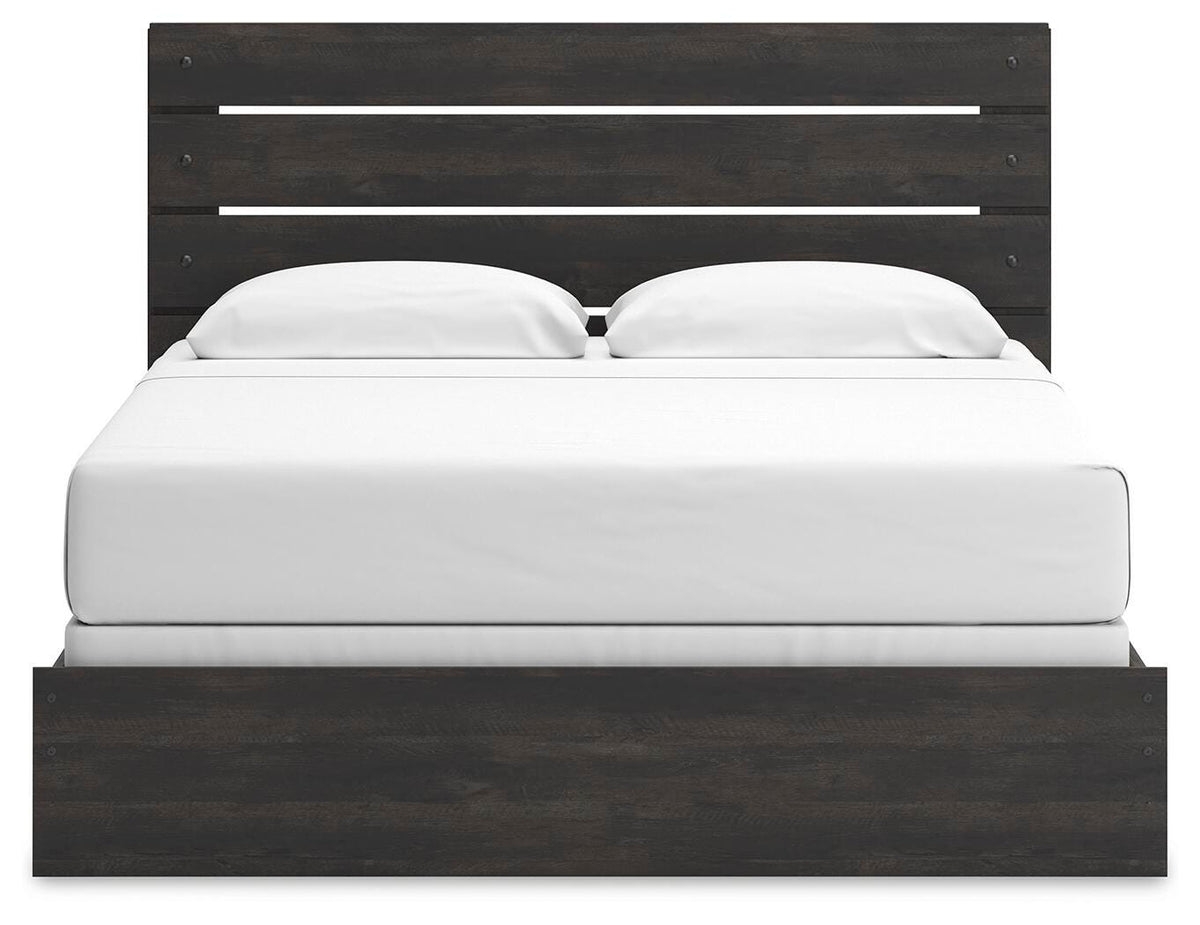 Delmorta King Panel Bed