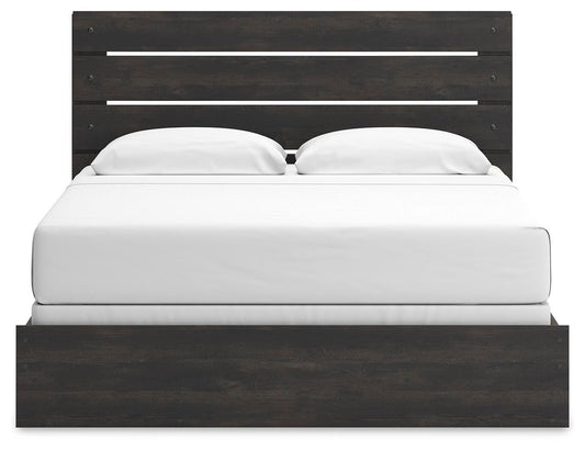 Delmorta King Panel Bed