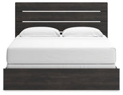 Hollivern King Panel Bed, Dresser, Mirror and Nightstand
