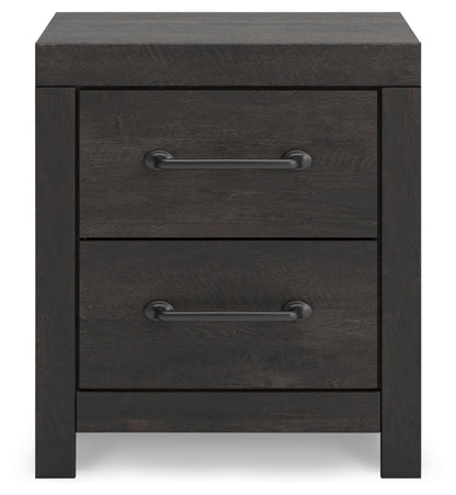 Delmorta Two Drawer Night Stand