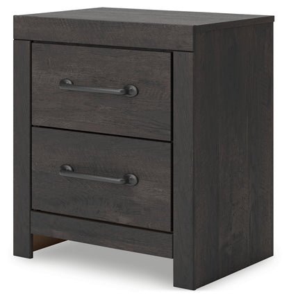 Delmorta Two Drawer Night Stand