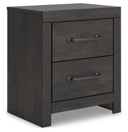 Delmorta Two Drawer Night Stand
