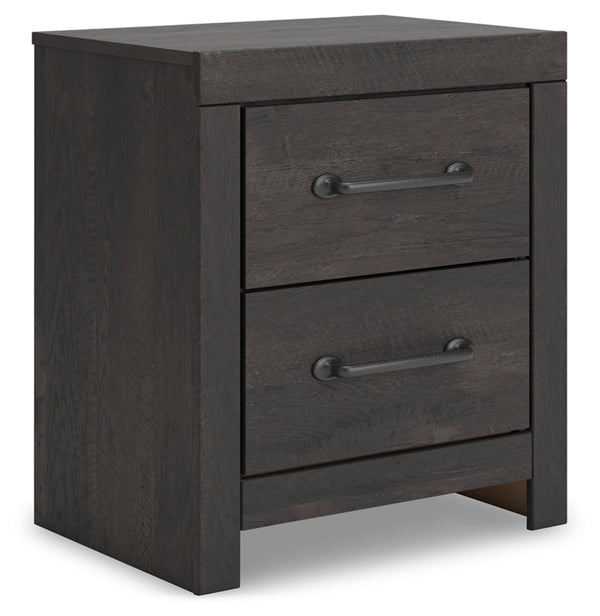 Delmorta Two Drawer Night Stand