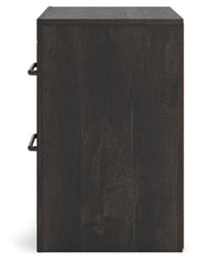 Delmorta Two Drawer Night Stand