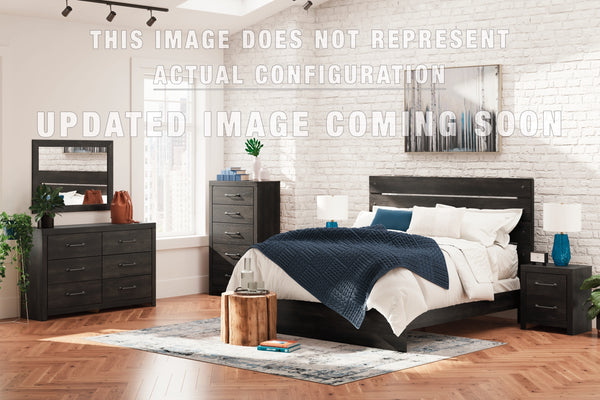 Delmorta Queen Panel Bed with Storage