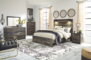 Drystan Queen Panel Bed with 2 Storage Drawers