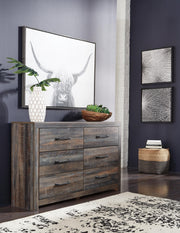 Drystan Full Bookcase Storage Bed and Dresser