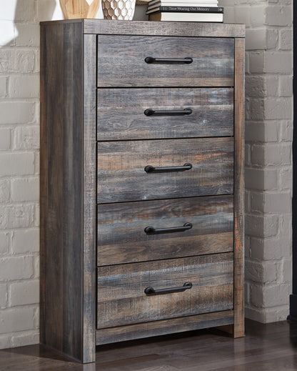 Drystan Full Panel Headboard, Dresser, Mirror, Chest and Nightstand