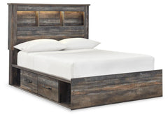 Drystan Full Bookcase Storage Bed and Dresser