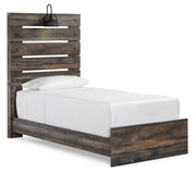 Drystan Twin Panel Bed, Dresser, Mirror and Chest