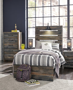 Drystan Twin Panel Bed