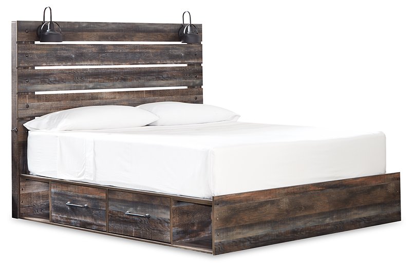 Cama Drystan con 4 cajones de almacenamiento