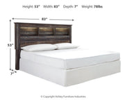 Drystan King/Cal King Bookcase HDBD