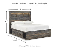Drystan Full Bookcase Bed