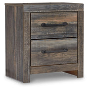 Drystan Full Bookcase Bed with 4 Storage Drawers with Mirrored Dresser, Chest and Nightstand