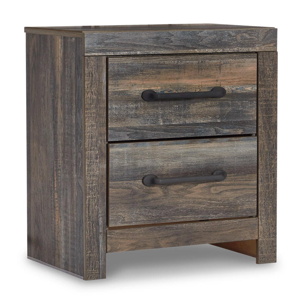 Drystan Queen Panel Bed with Mirrored Dresser, Chest and Nightstand