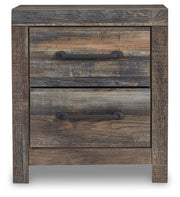 Drystan Queen Bookcase Bed, Dresser, Mirror, Chest and Nightstand