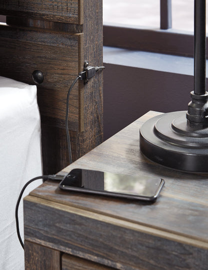 Cama Drystan con 4 cajones de almacenamiento