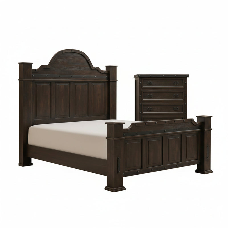 Gran Hacienda King 2PC Bedroom Set with Chest