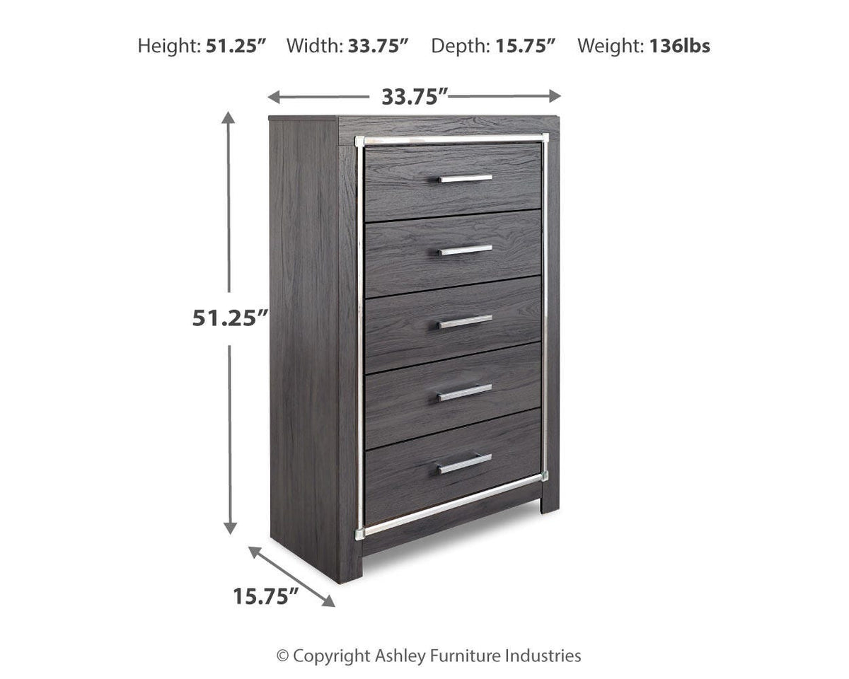 Lodanna Five Drawer Chest
