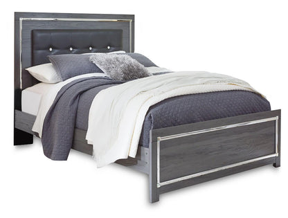 Lodanna Queen Panel Bed with Mirrored Dresser