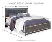 Lodanna King Panel Bed