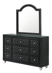 Cameo Dresser Mirror - Black