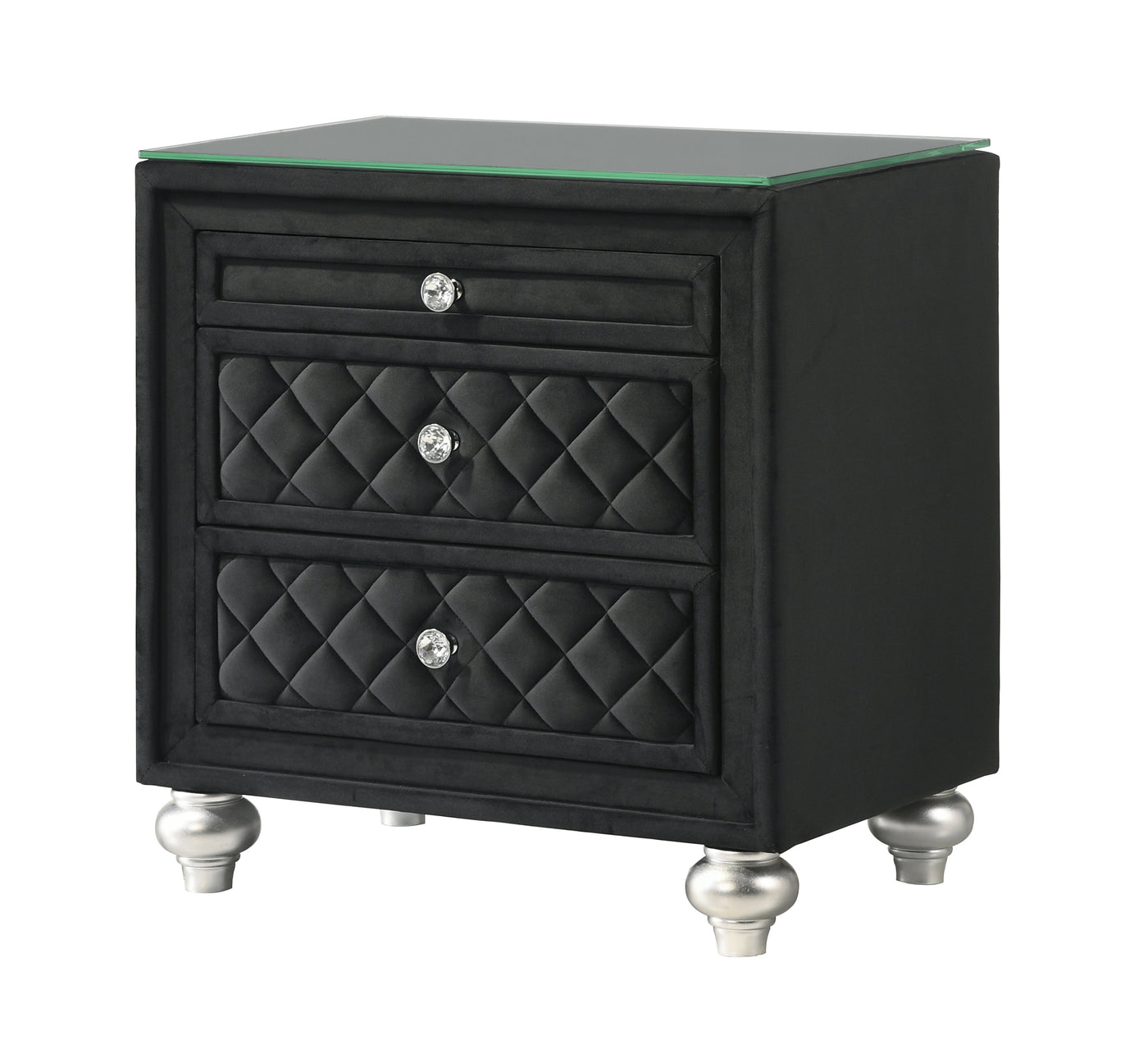 Cameo Night Stand - Black