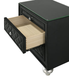 Cameo Night Stand - Black