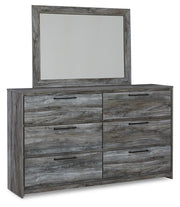 Baystorm Queen Panel Storage Bed, Dresser, Mirror, Chest and Nightstand