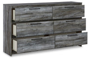 Baystorm King Panel Storage Bed, Dresser, Chest and 2 Nightstands