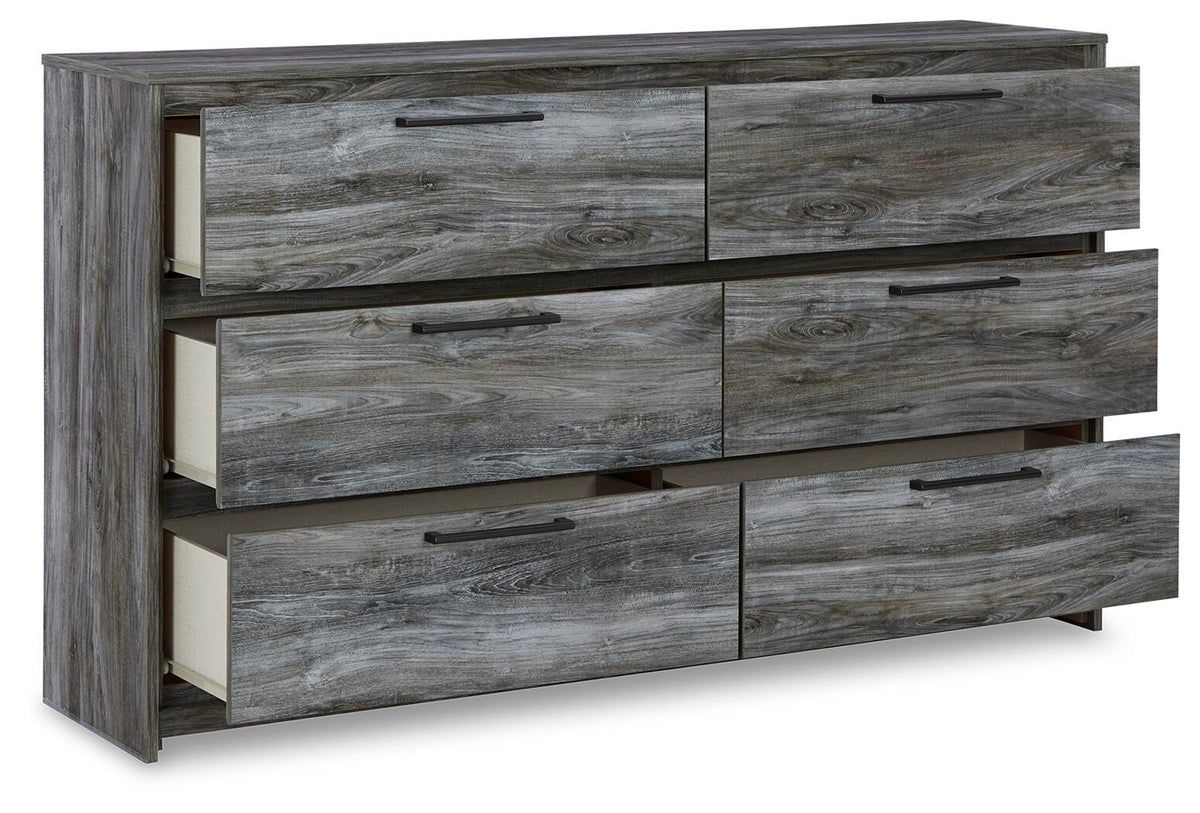 Baystorm King Panel Storage Bed, Dresser, Chest and 2 Nightstands