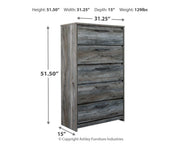Baystorm Queen Panel Bed and Chest