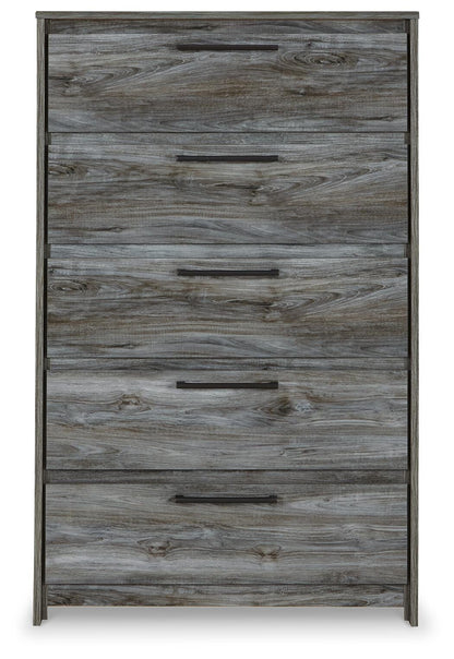 Baystorm King Panel Storage Bed, Dresser, Chest and 2 Nightstands