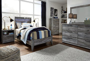Baystorm Twin Panel Bed, Dresser and Nightstand