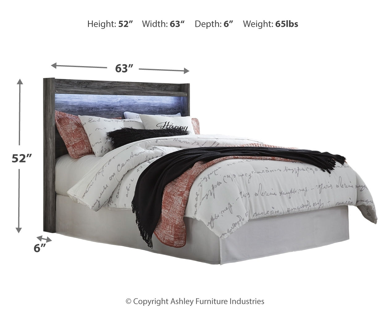 Baystorm Queen Panel Headboard