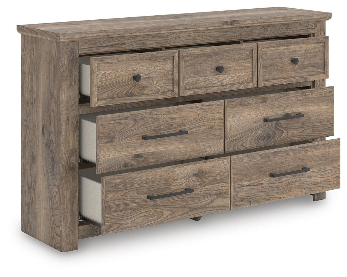 Keithland Queen Panel Bed, Dresser and Nightstand