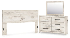 Lawroy King Panel Headboard, Dresser and Mirror